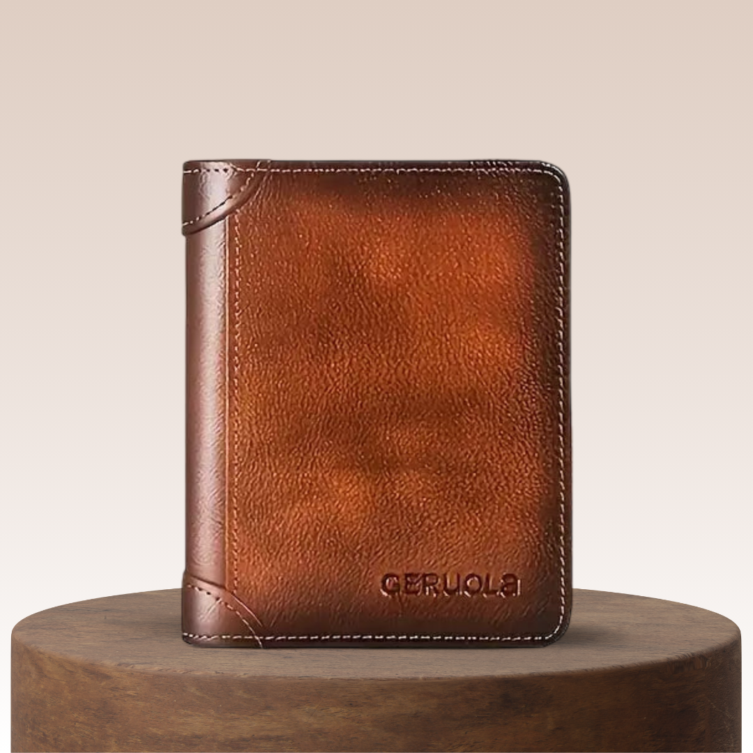 Slim RFID Leather Wallet (Checkout Offer) (BUY 1 GET 1 FREE)