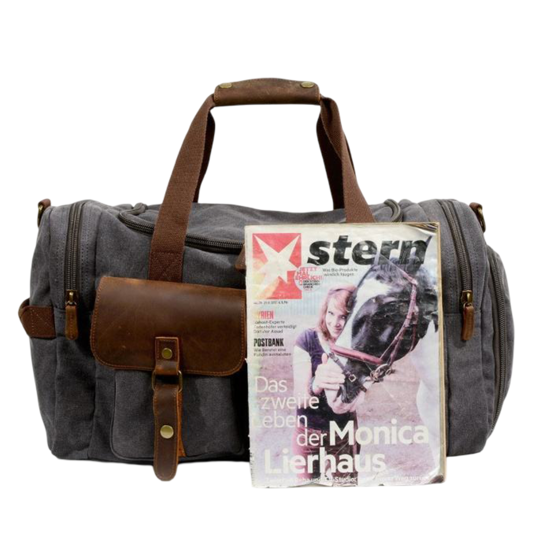 Harlan | Vintage Canvas Weekend Duffle Bag