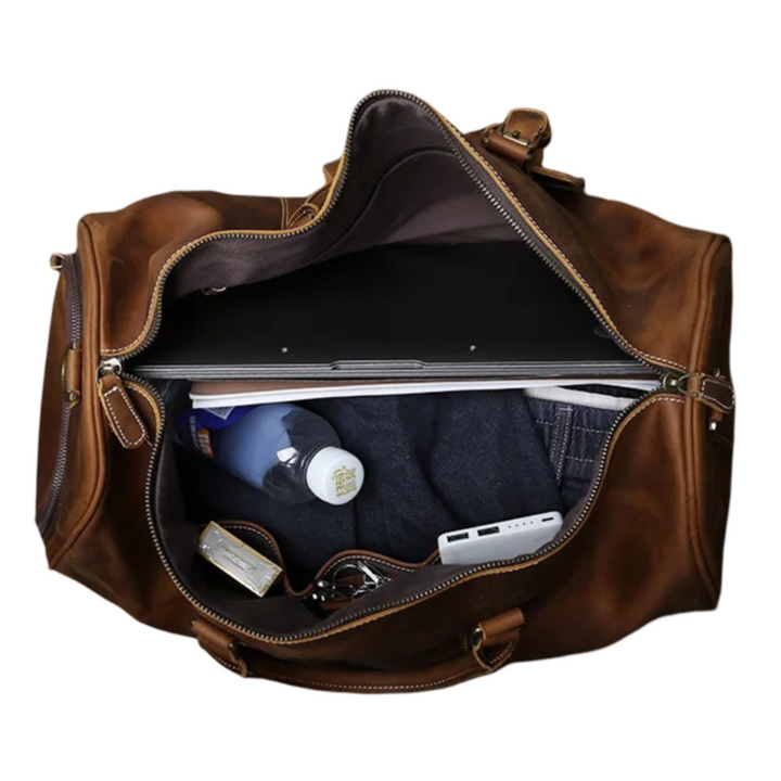 Callahan | Premium Leather Travel Duffel Bag