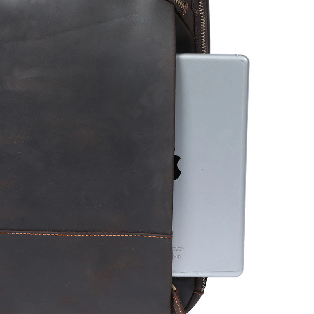 Archer | Leather Laptop Rucksack