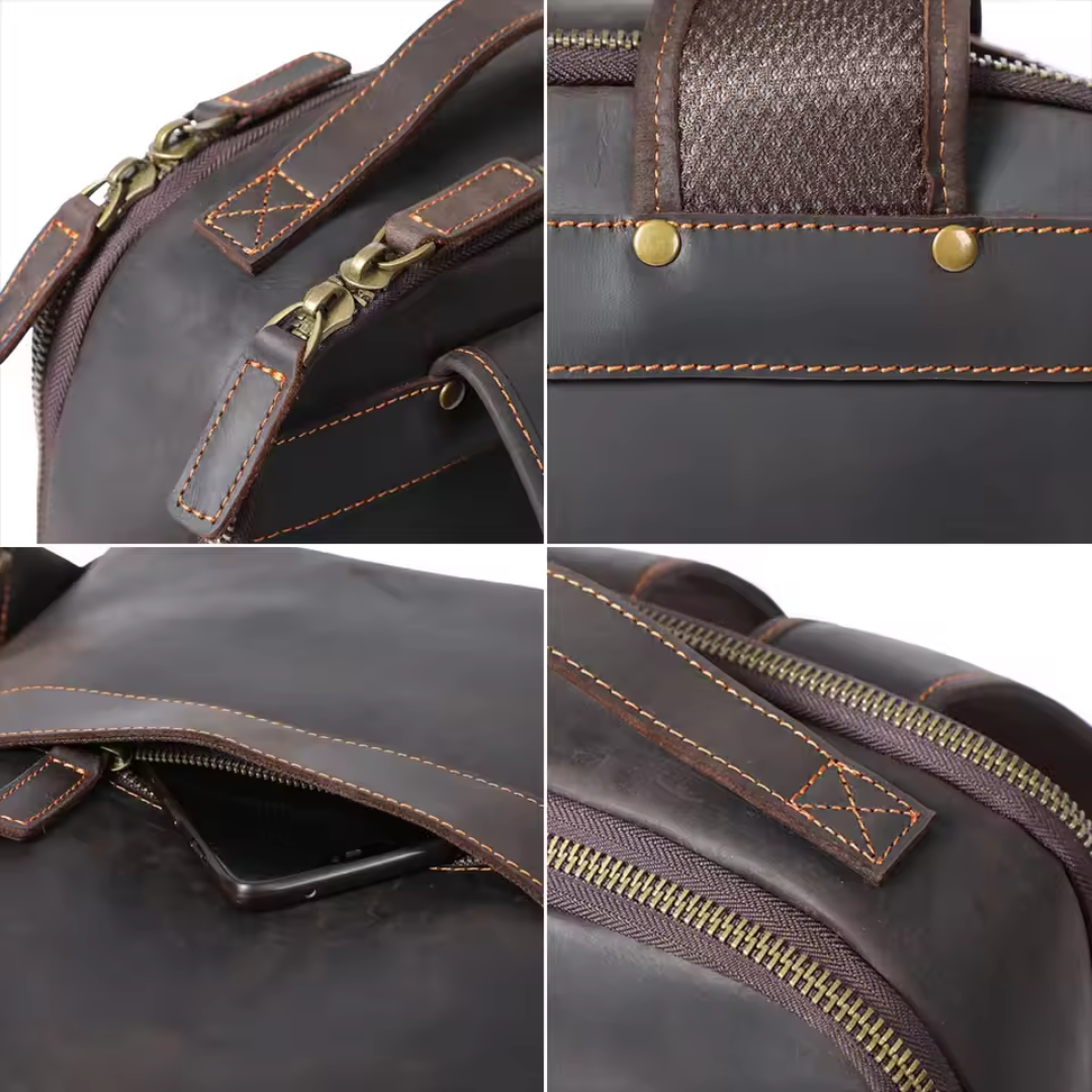 Archer | Leather Laptop Rucksack