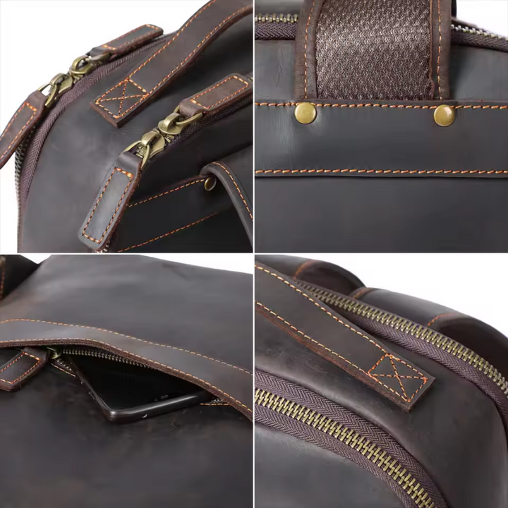 Archer | Leather Laptop Rucksack