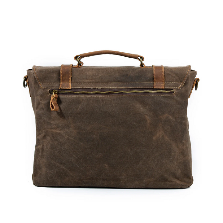 Kevin | Sturdy Canvas Leather | Messenger Bag