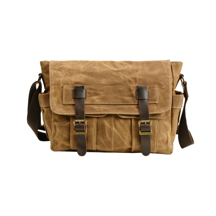 Lester | Retro Textured Canvas Leather | Shoulder Bag
