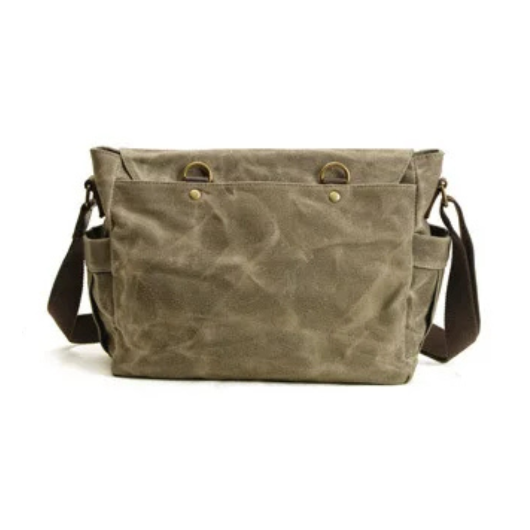 Lester | Retro Textured Canvas Leather | Shoulder Bag