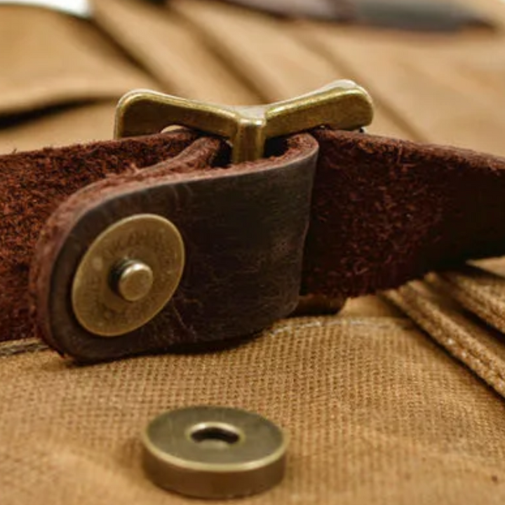 Lester | Retro Textured Canvas Leather | Shoulder Bag