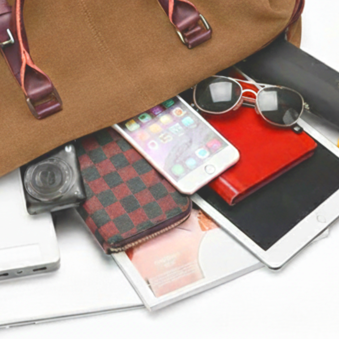 Leo | Stylish Leather Travel Set | Duffel Bag