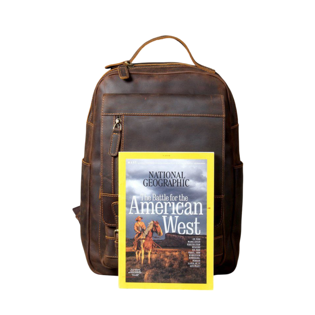 Mike | Vintage Buckle Leather | Backpack