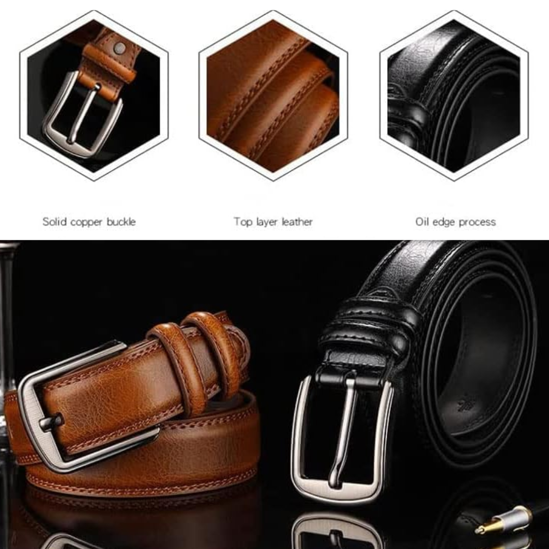 Logan  Belt with Classic Buckle