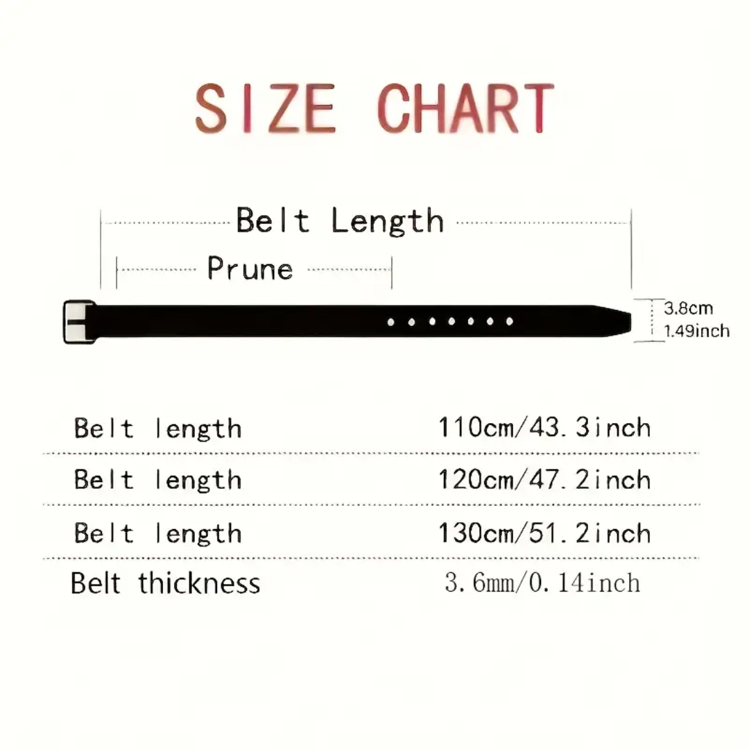 Milan | Everyday Belt with Square Alloy Buckle (BUY 1 GET 1 FREE)