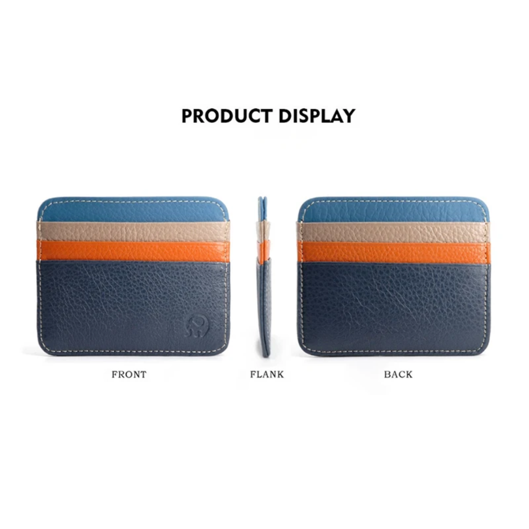 Grayson | Genuine Leather Slim Card Wallet (BUY 1 GET 1 FREE)