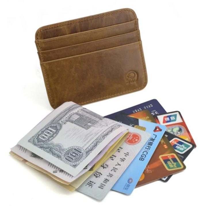 Grayson | Genuine Leather Slim Card Wallet (BUY 1 GET 1 FREE)