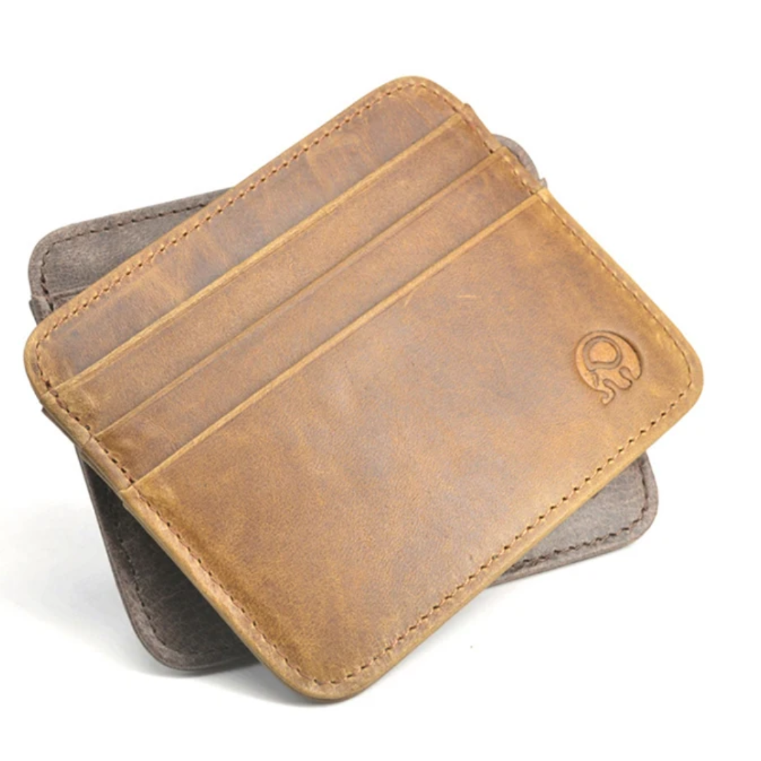 Grayson | Genuine Leather Slim Card Wallet (BUY 1 GET 1 FREE)
