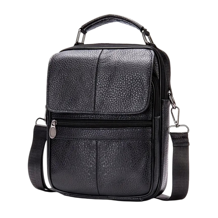 Jasper | Leather Courier Shoulder Bag for Men