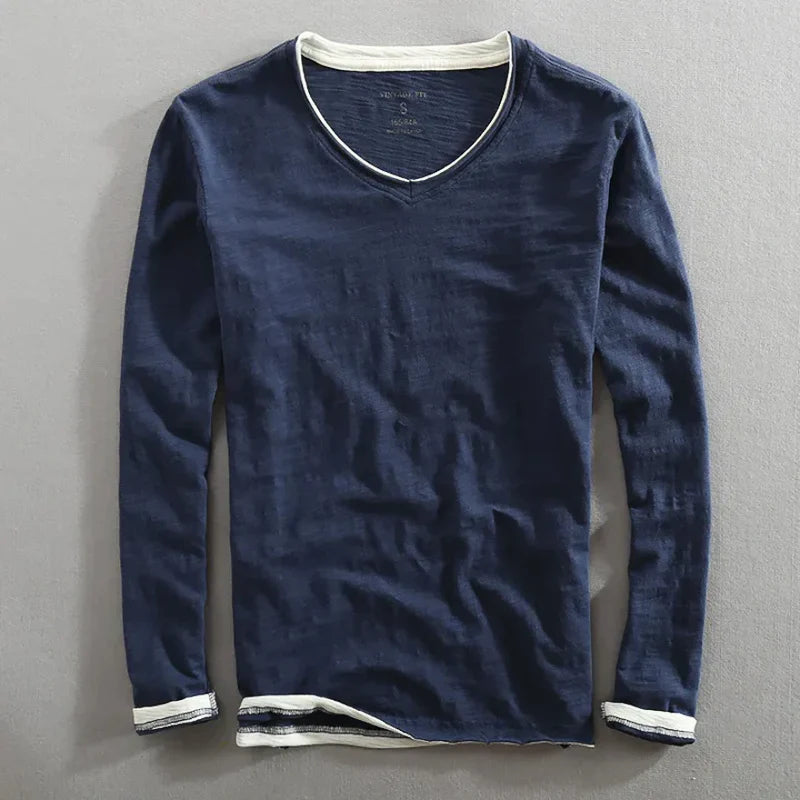 Erolle | Long-sleeved cotton shirt