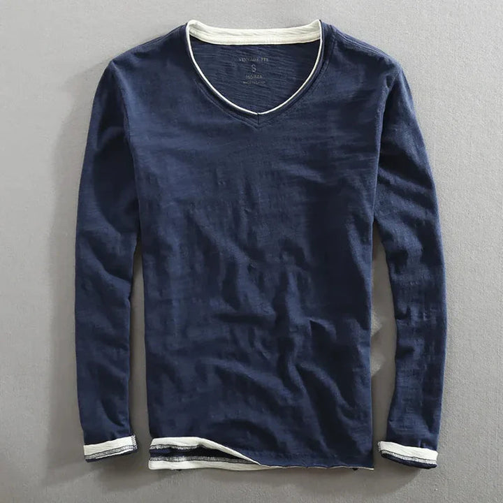 Erolle | Long-sleeved cotton shirt