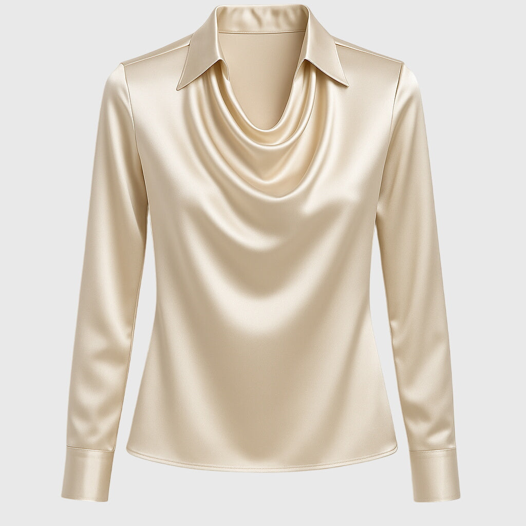 Brooklyn | Elegant Blouse in Shiny Satin