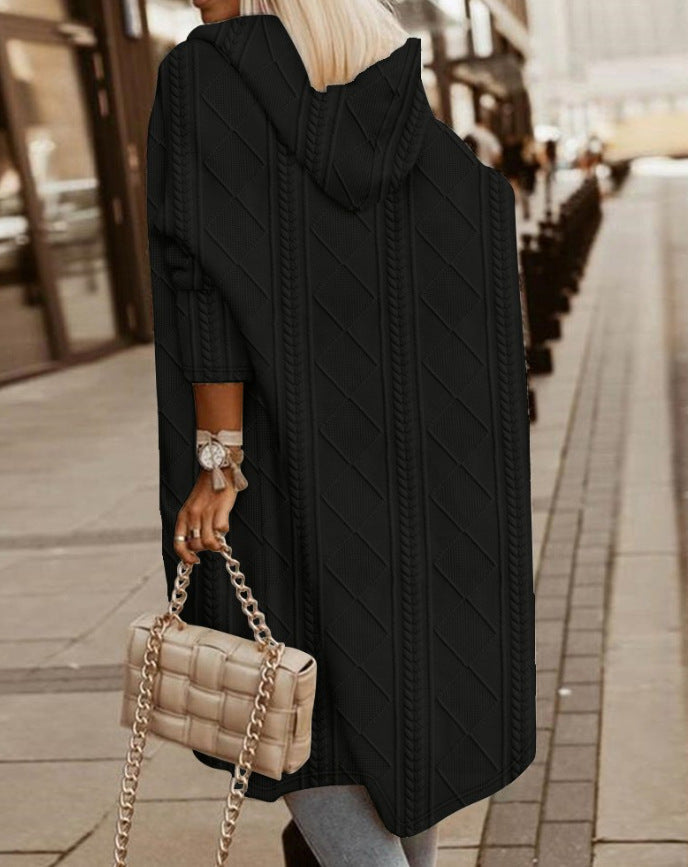 Monalisa - Long Hoodie Cardigan