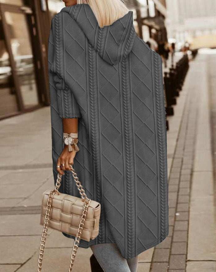 Monalisa - Long Hoodie Cardigan