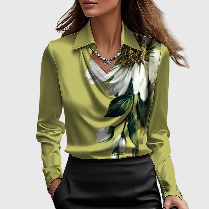 Brooklyn | Elegant Blouse in Shiny Satin