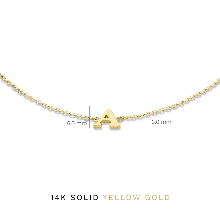 Vita Signa Initial Bracelet | Gold