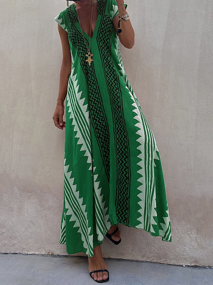 Boho | Sleeveless V-Neck Dress