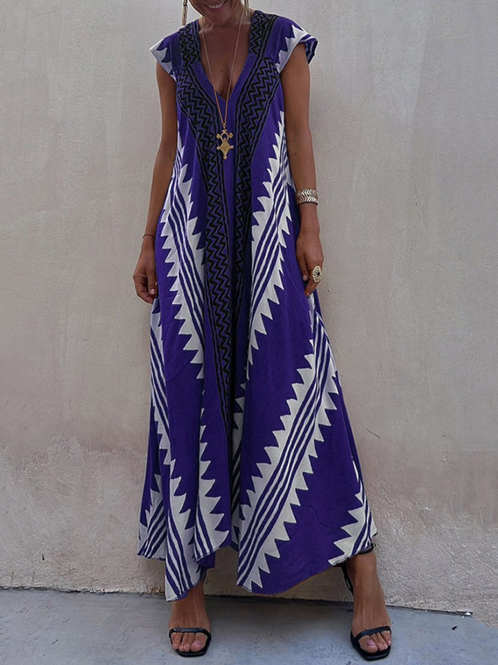 Boho | Sleeveless V-Neck Dress